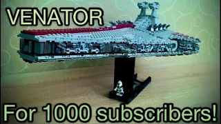 Lego Star Wars “Venator” Class Star Destroyer MOC | Звёздный Разрушитель Класса «Венатор» самоделка