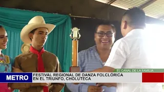 FESTIVAL REGIONAL DE DANZA FOLCLÓRICA EN EL TRIUNFO, CHOLUTECA