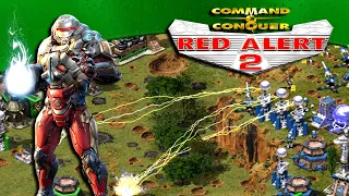 Red Alert 2 | Brawl Against Nature | (7 vs 1)