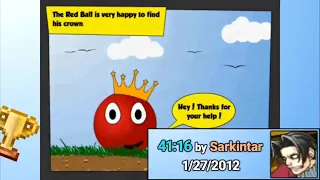 Red ~ Ball 2   World Record Progression Speedrunning History