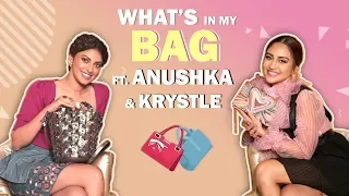 What’s In My Bag Ft. Anushka Ranjan & Krystle D’Souza | Bag Secrets Revealed