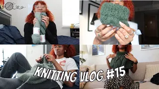 Knitting the Monday Sweater by PetiteKnit and the Chunky Dahlia by LeKnit | Knitting Vlog #15