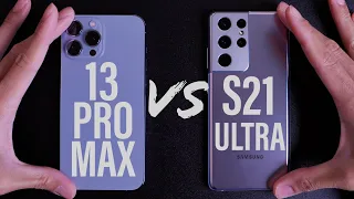 iPhone 13 Pro Max vs Samsung Galaxy S21 Ultra SPEED TEST!