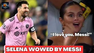 Selena Gomez’s REACTION to Messi’s MISSED Goal vs Los Angeles 😱