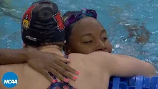 Simone Manuel wins 100y freestyle | 2018 NCAA Championships