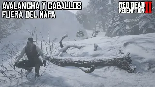 Extraña avalancha y caballos fuera del mapa en Red Dead Redemption 2 - Jeshua Games