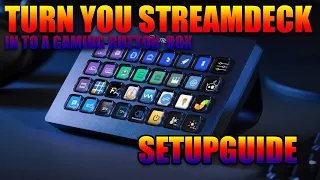 HOW TO USE STREAMDECK AS A GAMING BUTTON BOX