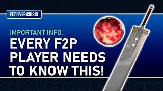 EVERY F2P PLAYER NEEDS TO KNOW THIS! SAVE RESOURCES! Final Fantasy VII: Ever Crisis