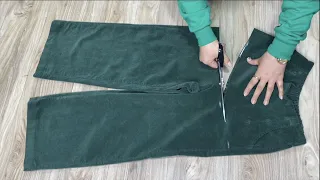 [DIY] Look at the recycling of the pants you don't wear. | You'll love it so much.