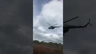 Саранпауль, вертолетная заброска