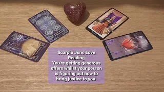 Scorpio ♏ June 2021 Love reading You & Them)Generosity and Justice