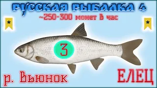 РР4 ВЬЮНОК ЕЛЕЦ ТРОФЕЙ / РУССКАЯ РЫБАЛКА 4 ВЬЮНОК ТРОФЕЙНЫЙ ЕЛЕЦ / RUSSIAN FISHING 4 DACE TROPHY