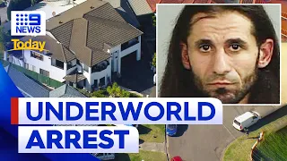 Sydney underworld figure charged after allegedly being on run for months | 9 News Australia