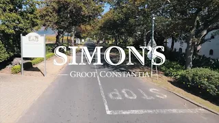 Simon's Groot Constantia Directions