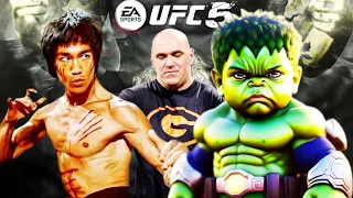 Bruce Lee vs Hulk Son ( EA Sports UFC 5 ) wwe mma