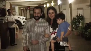 TAIMUR ALI KHAN - Saying Hello and calling out his own NAME- CUTEST EVER [2018]