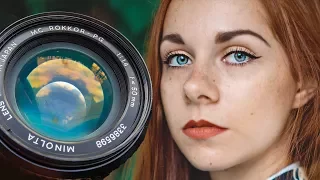 THE BEST CHEAP CINEMATIC LENSES - 50mm f/1.4 MINOLTA Rokkor PG