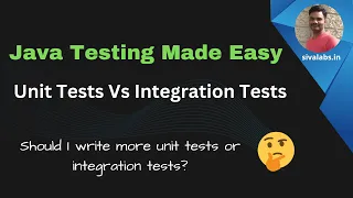 Java Testing Made Easy : Should I write more Unit Tests or Integration Tests?