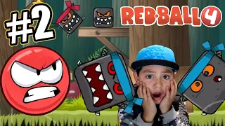 KARIM EN EL BOSQUE PROFUNDO | JUEGO LA BOLITA ROJA RED BALL 4 GAMEPLAY | JUEGOS KARIM JUEGA