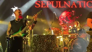 SEPULNATION - TERRITORY - (SEPULTURA) - CHAOS A.D. - Live Barcelona