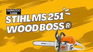 STIHL MS 251 Wood Boss® Chainsaw Review... What a beast!!