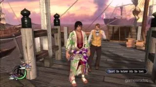 Escort Mission - Way of the Samurai 4 gameplay