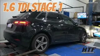 Audi A3 Sportback 8V 1.6 TDI | Softwareoptimierung Stage 1 | HTF Automobiltechnik Motorsport Erfurt