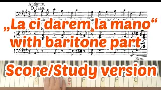 Don giovanni : Giovanni  "La ci darem la mano" : Karaoke : study version : piano accompaniment