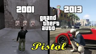 Evolution of PISTOL in GTA games!