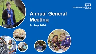 Annual General Meeting - 7th July 2020