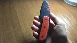 Сделал SCORPION KNIFE из фанеры в скине "Scratch"