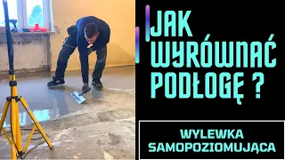 C.D. REMONTU - JAK WYKONAŁEM WYLEWKĘ SAMOPOZIOMUJĄCĄ - Robert REMONTUJE