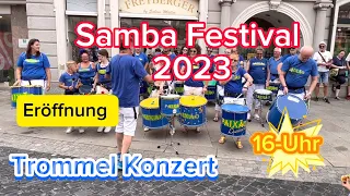 Samba Festival- 2023 . Eröffnung . Konzert um 16 Uhr . 14-07- 2023