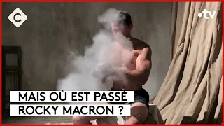 Rocky Macron est bien arrivé à Bruxelles avec un peu de retard - L’ABC - C à Vous - 21/03/2024