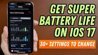 iOS 17 Super Battery Saving Tips in Hindi! 30+ Settings to change immediately