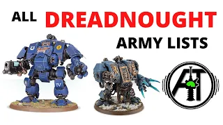 All Dreadnought Army Lists? Some Ideas...