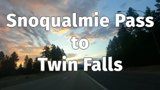 Driving from Snoqualmie Pass, Washington to Twin Falls, Idaho | NO SKIP Drive