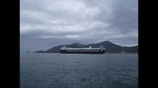 RORO船「神王丸」因島出港　令和2年3月10日