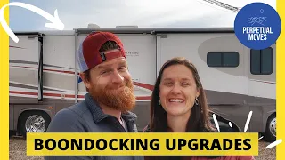 5 System Upgrades for RV Boondocking | Fulltime Motorhome Living