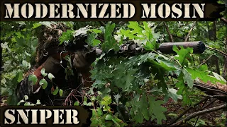 "Modernized" Mosin Sniper Rifle in Use!