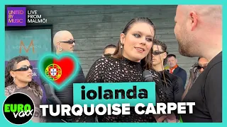 🇵🇹 iolanda - Grito (TURQUOISE CARPET INTERVIEW) // Portugal Eurovision 2024