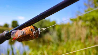 Making a wine cork topwater crawler