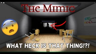 Playing a Single player Roblox Horror game (The Mimic)