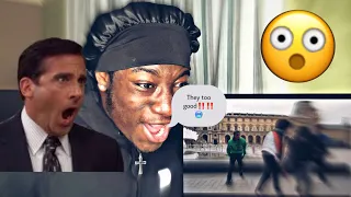 Reacting to another les Twins freestyle" just bringing the vibe really quick| les Twins - Rubix"