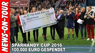 SparhandyCup 2016: 100.000 Euro gespendet! FSV Frankfurt holt den Cup | Schwalbe Arena