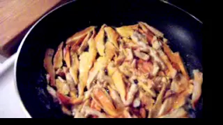 Cooking Steak Mushroom, Hen of the woods