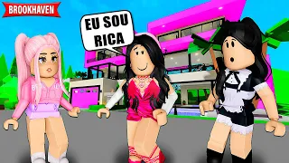 A FILHA DA EMPREGADA FINGIA QUE ERA RICA E DONA DA MANSÃO | Historinhas Brookhaven RP🏡 | Roblox