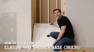 How to Install the Delta® Classic 500 Shower Base (36x36)