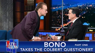 Bono Takes The Colbert Questionert, Part 1