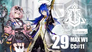 [Arknights] CC#11 Fake Waves 29 Max w1 Caster team 10 OPs「アークナイツ 危機契約#11」